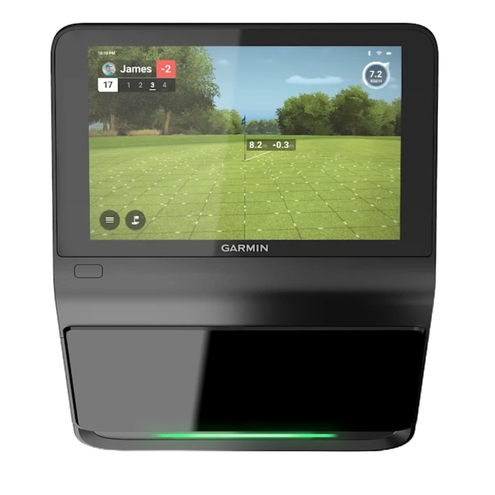 Garmin R50 Golf Simulator Launch Monitor Software & screen with golf course